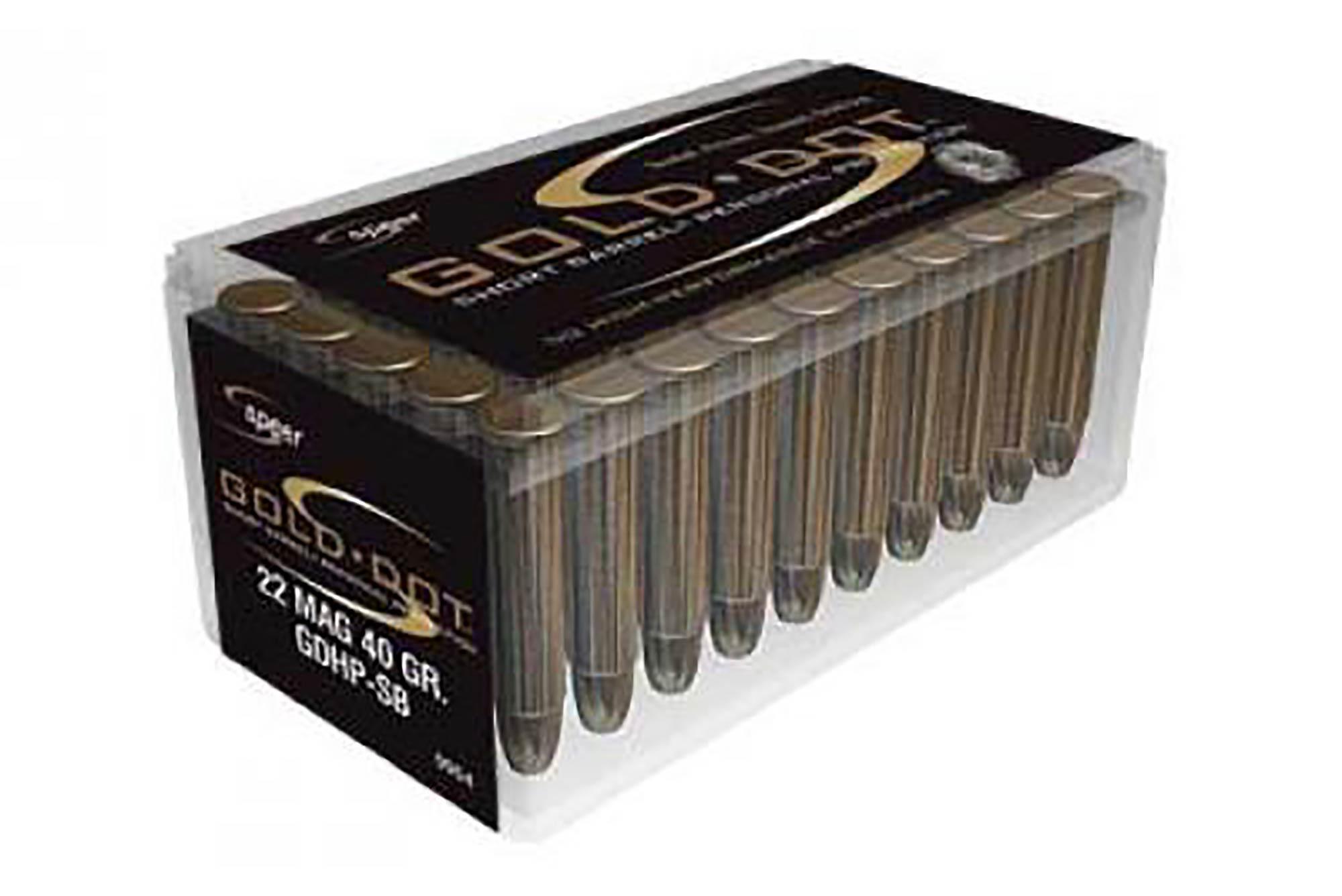 Speer Gold Dot 22 WMR 40gr JHP - Box of  50